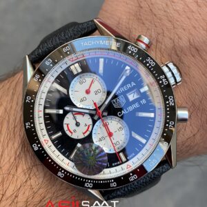TAG Heuer Carrera Calibre 16 CV201AS Siyah Kadran