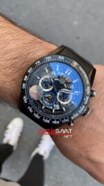 TAG Heuer Carrera Calibre Heuer 02 Carbon Skeleton CBG2017 PVD Siyah