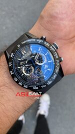 TAG Heuer Carrera Calibre Heuer 02 Carbon Skeleton CBG2017 PVD Siyah