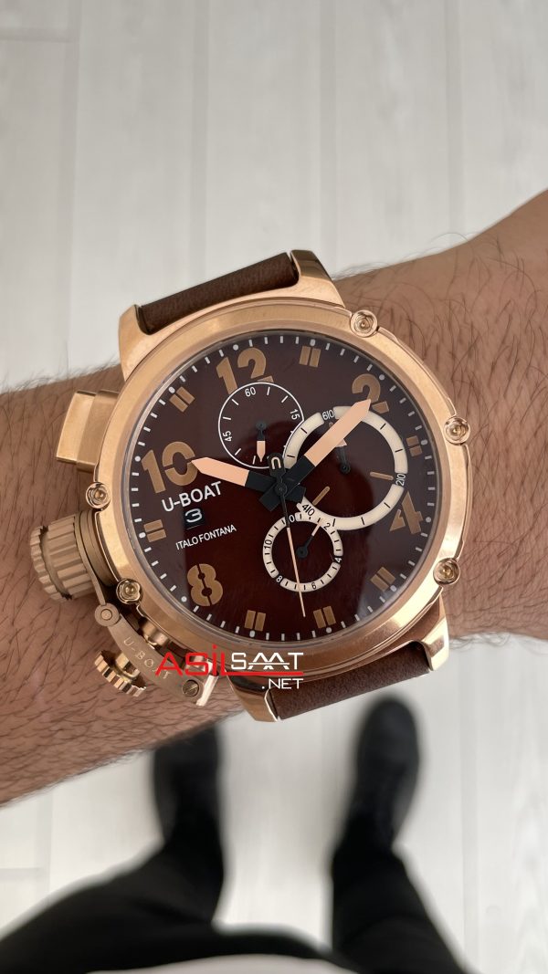 U-Boat Chimera 8014 Bronze Chocolate 46mm Kahverengi Rose Replika Saat U-Boat Chimera 8014 Bronze Chocolate 46mm Kahverengi Rose Replika Saat