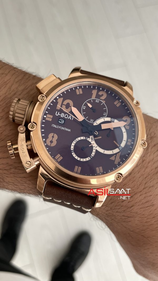 U-Boat Chimera 8014 Bronze Chocolate 46mm Kahverengi Rose Replika Saat U-Boat Chimera 8014 Bronze Chocolate 46mm Kahverengi Rose Replika Saat