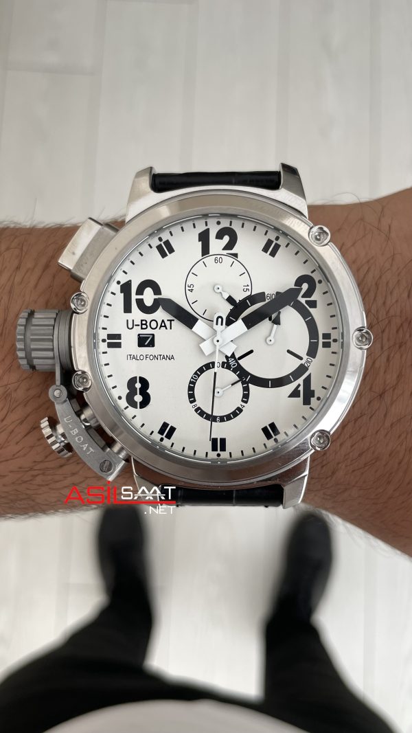 U-Boat Chimera Sideview Beyaz Kadran 46mm Replika Saat U-Boat Chimera Sideview Beyaz Kadran 46mm Replika Saat