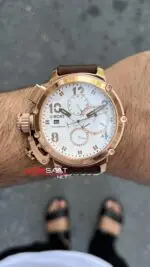 U-Boat Italo Fontana Bronz Beyaz Replika Saat