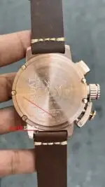 U-Boat Italo Fontana Bronz Beyaz Replika Saat