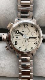 U-Boat Italo Fontana Chronograph Silver Beyaz