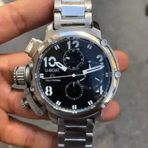 U-Boat Italo Fontana Chronograph Silver Siyah