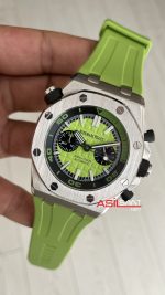Audemars Piguet Royal Oak Offshore Diver Limon Yeşili Kadran 26703ST Lime Green 42mm Replika Saat