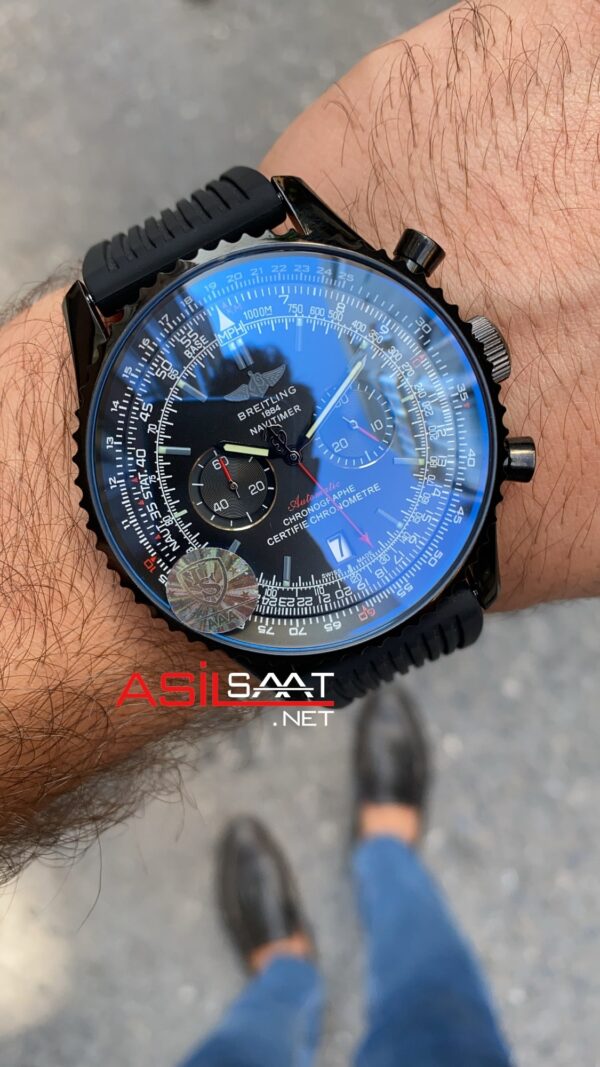 Breitling Navitimer B01 46 mm PVD Siyah Breitling Navitimer B01 46 mm PVD Siyah