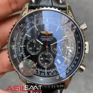 Breitling Navitimer B01 AB0121211 Siyah Deri Kordon BNAV004