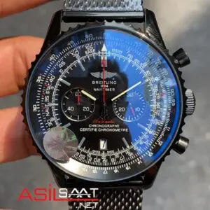 Breitling Navitimer B01 Hasır Kordon Siyah
