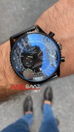 Breitling Navitimer B01 Hasır Kordon Siyah