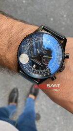 Breitling Navitimer B01 Hasır Kordon Siyah