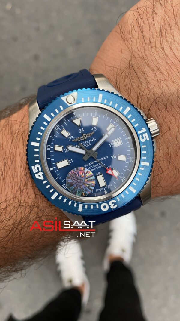 Breitling Superocean Blue Y1739316 Mavi Kadran Breitling Superocean Blue Y1739316 Mavi Kadran