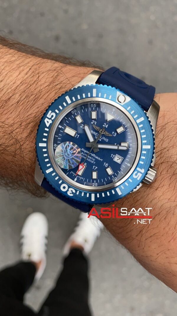 Breitling Superocean Blue Y1739316 Mavi Kadran Breitling Superocean Blue Y1739316 Mavi Kadran
