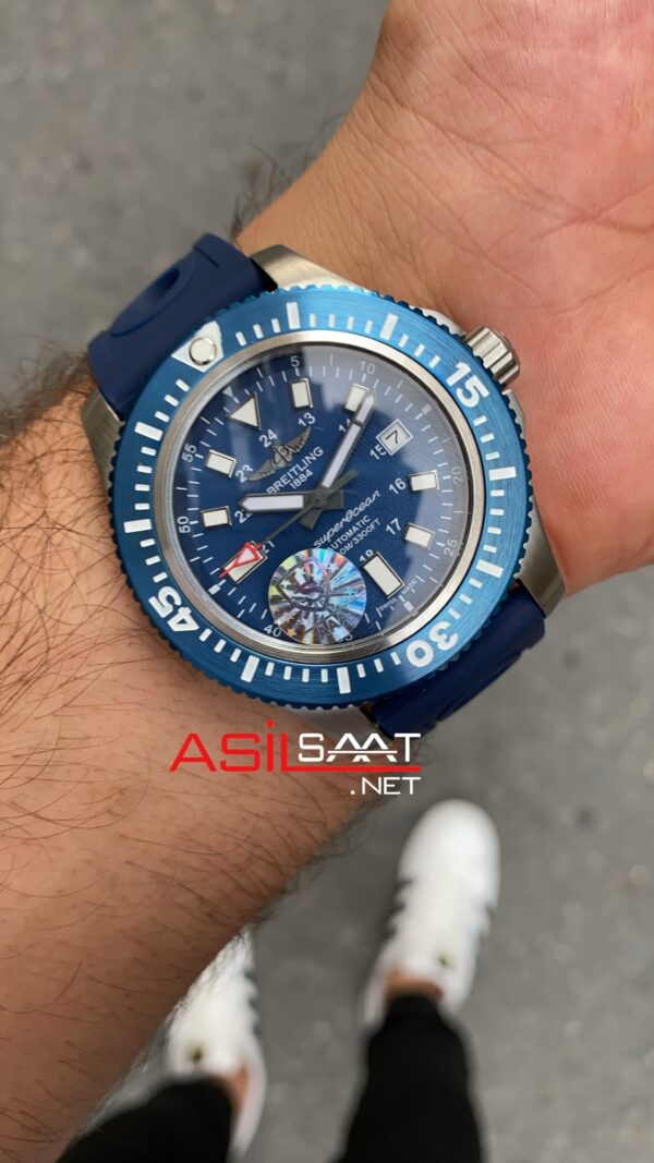 Breitling Superocean Blue Y1739316 Mavi Kadran Breitling Superocean Blue Y1739316 Mavi Kadran