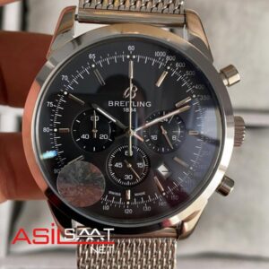 Breitling Transocean Chronograph AB015212 Siyah Kadran