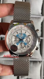 Breitling Transocean Unitime AB0510U0 Beyaz Kadran