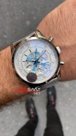 Breitling Transocean Unitime AB0510U0 Beyaz Kadran