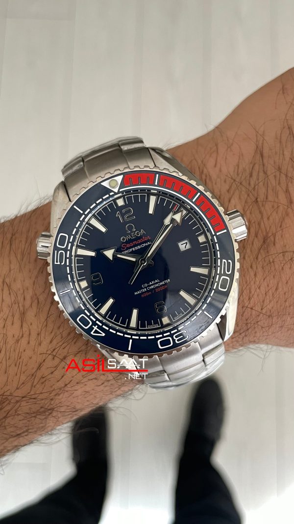 Omega Planet Ocean Seamaster 600M Pyeongchang Mavi Kadran
