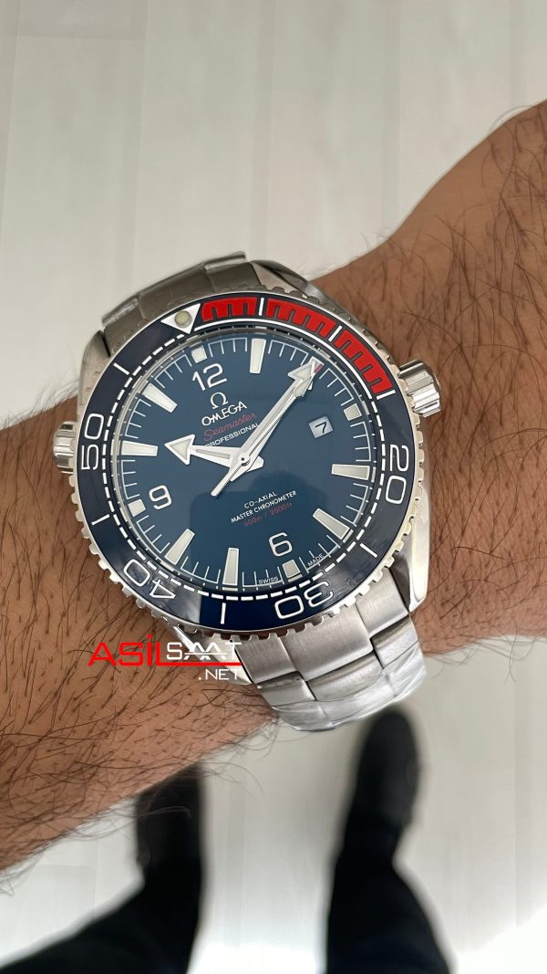 Omega Planet Ocean Seamaster 600M Pyeongchang Mavi Kadran