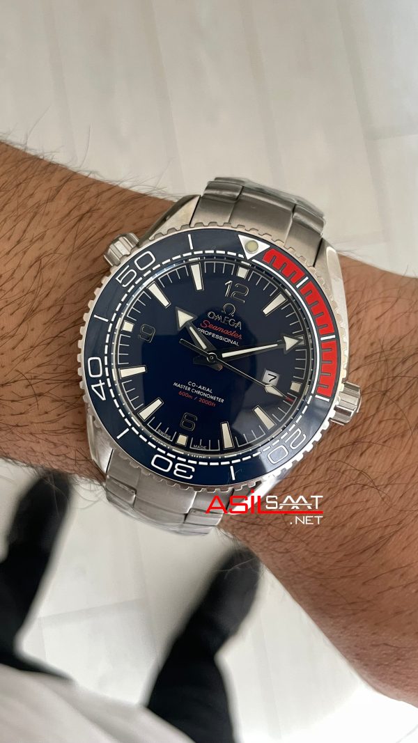 Omega Planet Ocean Seamaster 600M Pyeongchang Mavi Kadran
