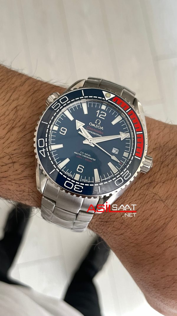 Omega Planet Ocean Seamaster 600M Pyeongchang Mavi Kadran