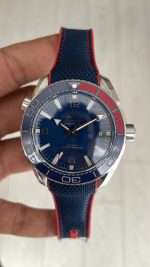 Omega Planet Ocean Seamaster 600M Pyeongchang Rubber Mavi Kadran Swiss ETA Saat VR+ Factory