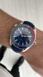 Omega Planet Ocean Seamaster 600M Pyeongchang Rubber Mavi Kadran Swiss ETA Saat VR+ Factory