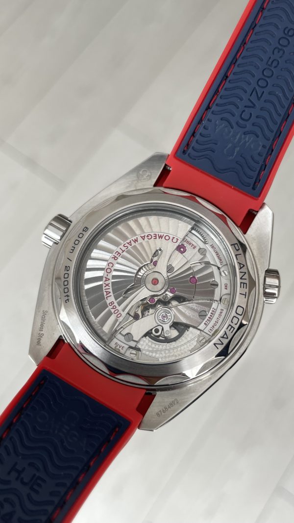 Omega Planet Ocean Seamaster 600M Pyeongchang Rubber Mavi Kadran Swiss ETA Saat VR+ Factory