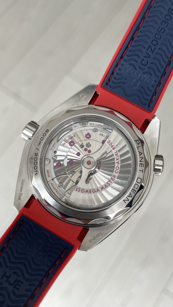Omega Planet Ocean Seamaster 600M Pyeongchang Rubber Mavi Kadran Swiss ETA Saat VR+ Factory
