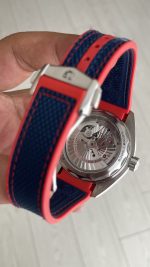 Omega Planet Ocean Seamaster 600M Pyeongchang Rubber Mavi Kadran Swiss ETA Saat VR+ Factory