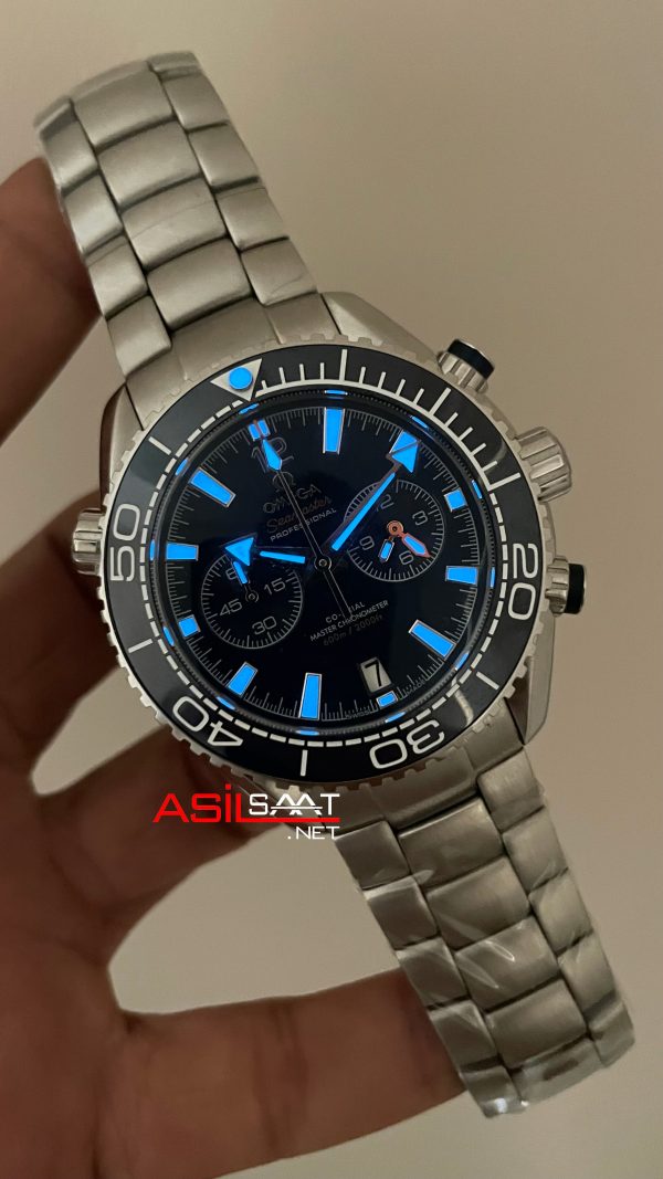 Omega Planet Ocean Seamaster Chronograph Mavi Kadran