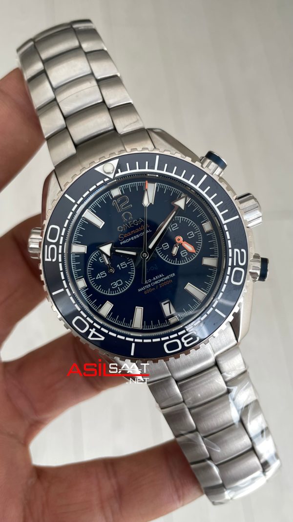 Omega Planet Ocean Seamaster Chronograph Mavi Kadran