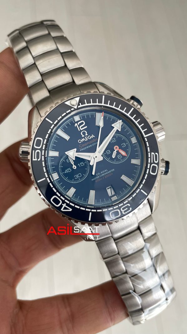 Omega Planet Ocean Seamaster Chronograph Mavi Kadran