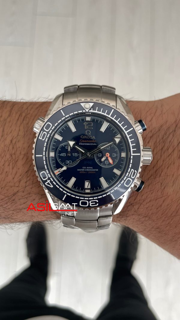 Omega Planet Ocean Seamaster Chronograph Mavi Kadran