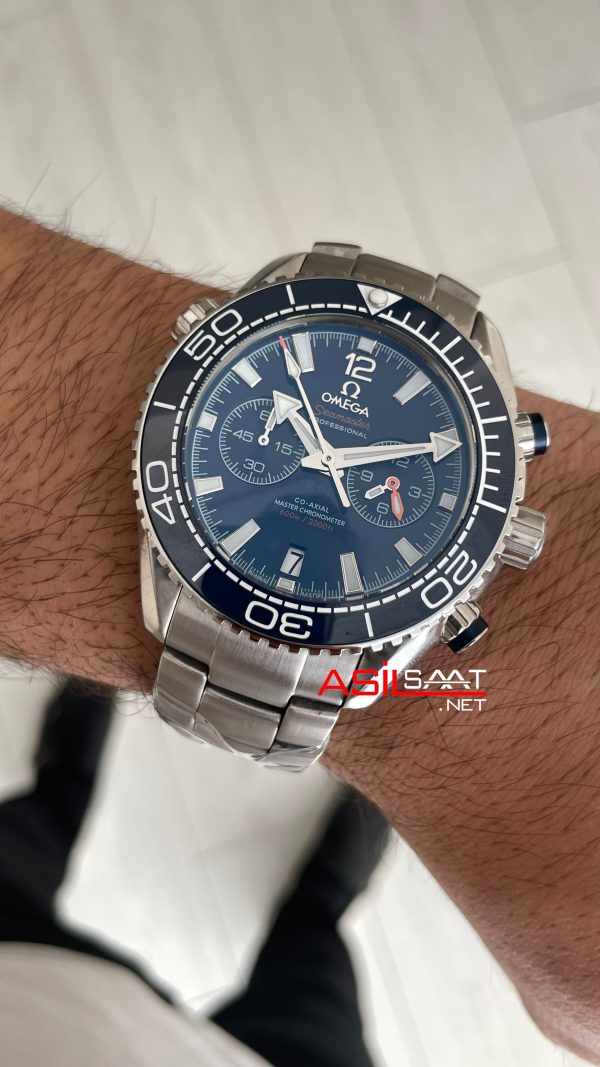 Omega Planet Ocean Seamaster Chronograph Mavi Kadran