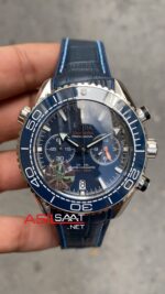 Omega Planet Ocean Seamaster Gümüş Mavi Kadran