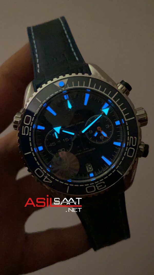 Omega Planet Ocean Seamaster Gümüş Mavi Kadran