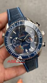 Omega Planet Ocean Seamaster Gümüş Mavi Kadran