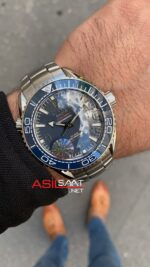 Omega Planet Ocean Seamaster Mavi Kadran