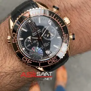 Omega Planet Ocean Seamaster Rose Deri Kordon