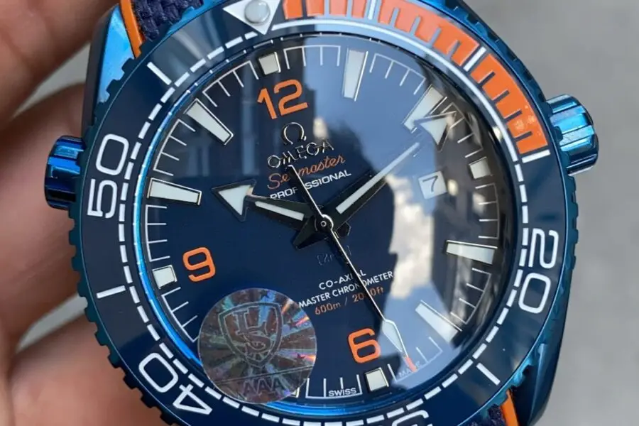 Omega Seamaster Planet Ocean Blue Chronometer 600M