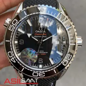 Omega Seamaster Planet Ocean Co-Axial Siyah Kadran Siyah Kordon