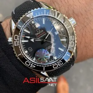 Omega Seamaster Planet Ocean Co-Axial Siyah Kadran Siyah Kordon