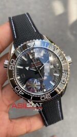 Omega Seamaster Planet Ocean Co-Axial Siyah Kadran Siyah Kordon