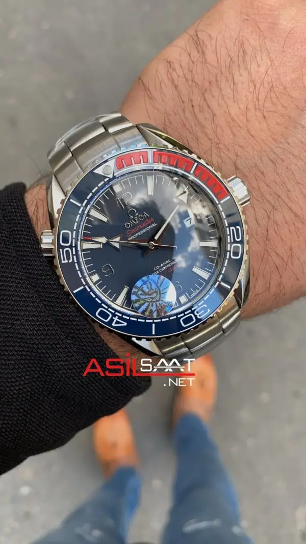 Omega Seamaster Planet Ocean Navy Mavi Kadran