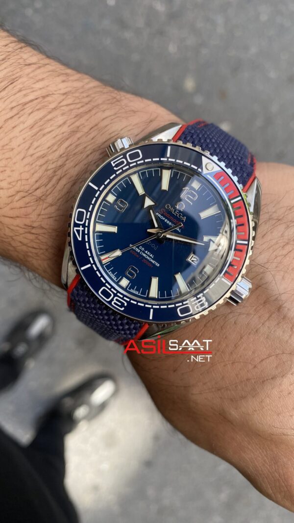 Omega Seamaster Planet Ocean Pyeongchang Limited Edition Replika Saat Omega Seamaster Planet Ocean Pyeongchang Limited Edition Replika Saat