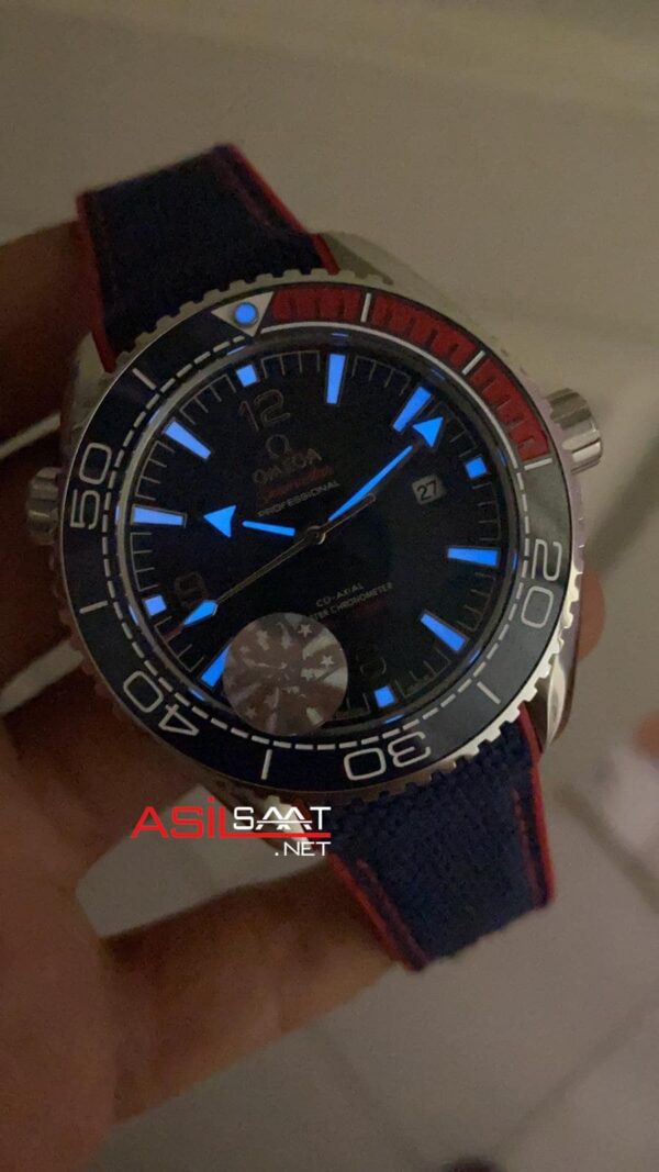 Omega Seamaster Planet Ocean Pyeongchang Limited Edition Replika Saat Omega Seamaster Planet Ocean Pyeongchang Limited Edition Replika Saat
