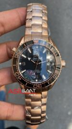 Omega Seamaster Planet Ocean Rose Siyah Kadran