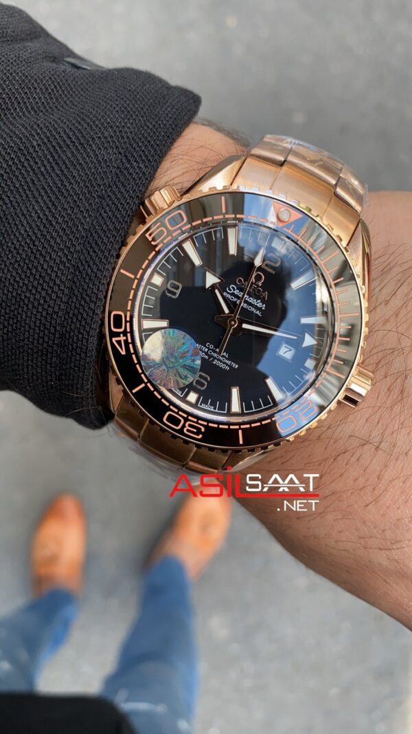 Omega Seamaster Planet Ocean Rose Siyah Kadran Omega Seamaster Planet Ocean Rose Siyah Kadran